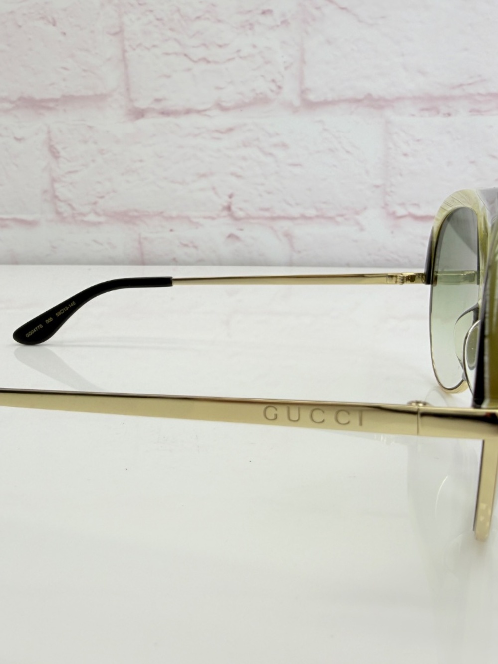 Gucci GG0477S Icon Unisex Aviator Sunglasses - Picture 8 of 14